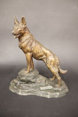 CARVIN Louis (1875-1951) Berger allemand