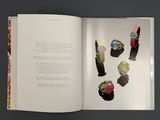 an open book with a picture of a bunch of jewelry on it
