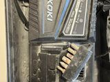 a black box with a bunch of batteries inside of it