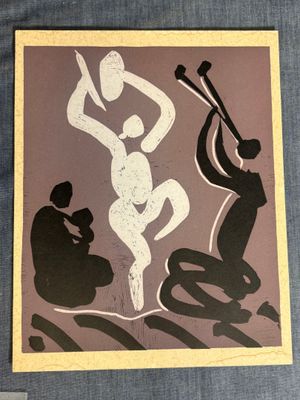 une image représentant une peinture en noir et blanc d'un homme et d'une femme