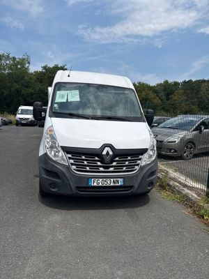 a white van that is parked on the side of the road