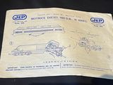 a piece of paper that has a drawing of a motorcycle