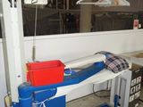 an image of a hospital room with a bed and equipment