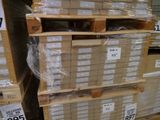 a large stack of boxes on a pallet in a store