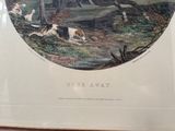 a picture of a picture of a hunting scene