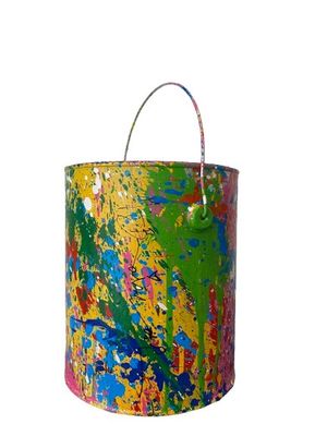 Mr. Brainwash (Né en 1966) Splash Paint Bucket sculpture uni…
