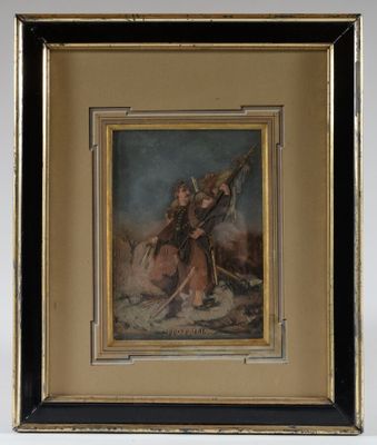 Pro Patria Chromolithographie rehaussée de gouache et d'une …