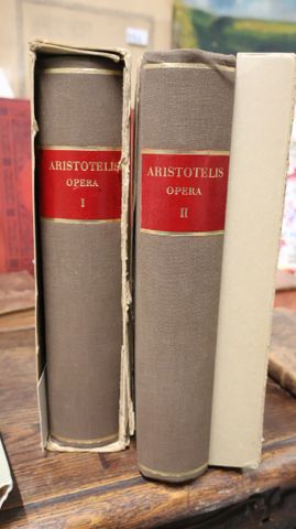 ARISTOTELIS Opera: Ex recensione IMMANUELIS BEKKERI. 2 volumes in...