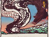 une image représentant une affiche de concert sur laquelle figure un poisson