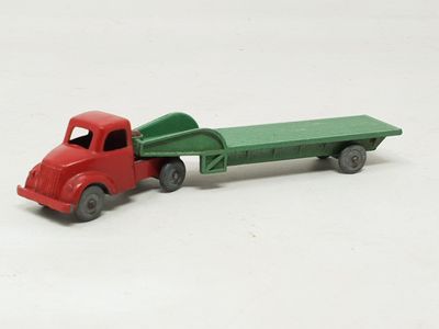 MERCURY réf 49 (éch 1/87ème) camion semi-remorque rouge/vert…