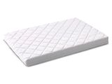 a close up of a mattress on a white background