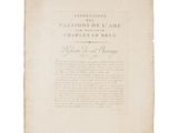 an old book with a black and white image of a man ' s face