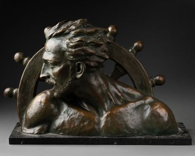 Johannes DOMMISSE (1878-1955). Buste de marin