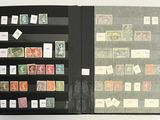 un livre avec beaucoup de timbres