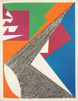 an image of a picture of an abstract painting on paper