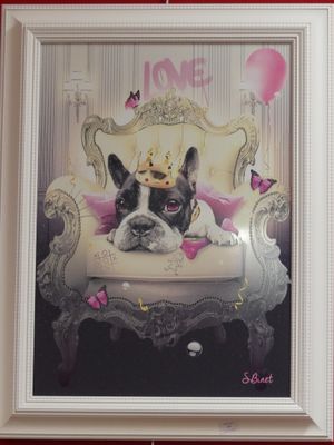 Sylvain BINET Chien Love Reproduction de l'original c'est le…