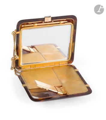 an image of a small case with a pen and a mirror