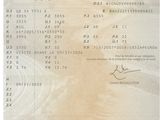 a picture of a document with a stamp on it