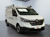 a white van that is parked in a room