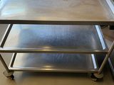 stainless steel serving cart for sale in san jose, ca