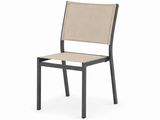 an image of a chair with a beige seat and back