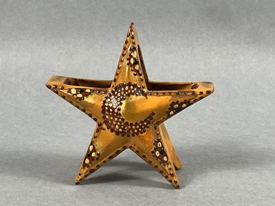 Emile GALLE (Lorraine). Petit vase en forme d'étoile à cinq … - Photo 1