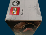 a box with a picture of a dinosaur inside of it