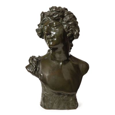 Sculpture EN Bronze PatinÉ, DÉBut DU 20e SIÈCle