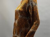 an image of a mannequin mannequin wearing a leopard print top