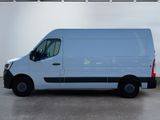 a white van that is parked in a garage