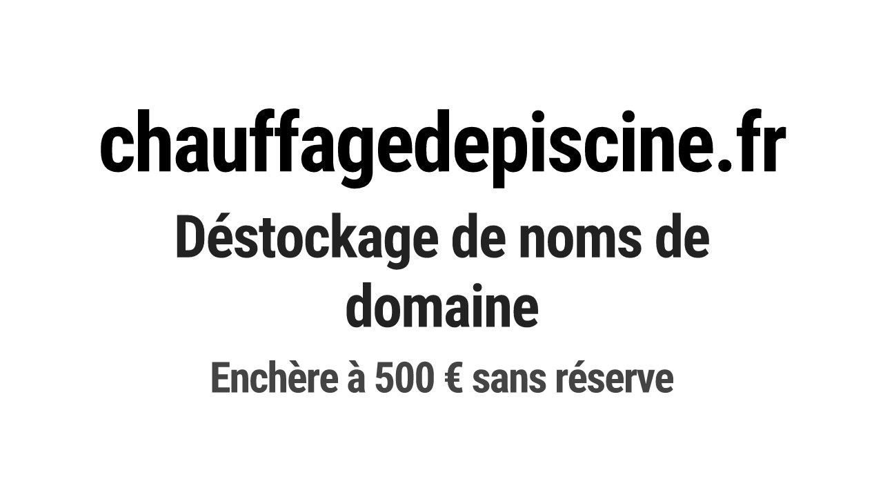 Destockage & Invendus