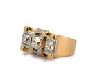 an image of a gold and diamond ring on a white background