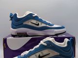 the nike air max 98 is a blue and white colorway