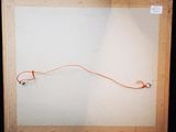 an image of a picture of a piece of art with a string attached to it