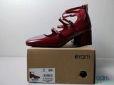 Chaussures pour femme Eran, neuves, en vernis rouge