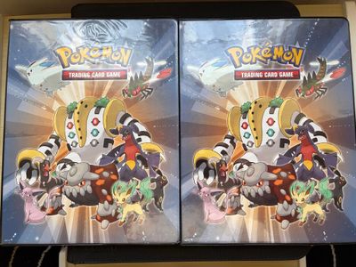 pokemon trading card game box with 2 packs of pokemon trading cards