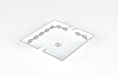 an image of a glass ashtray on a white background
