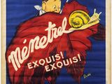 a poster advertising a movie starring a snail and a man in a red cloak