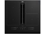 gros plan d'une cuisinière noire à trois brûleurs