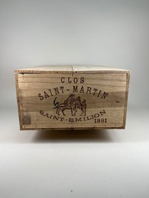 a close up of a wooden box with a label on it
