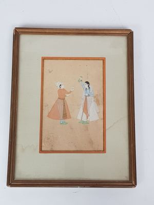 an old picture of a man and a woman standing next to each other