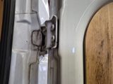 a close up of a door handle on a door