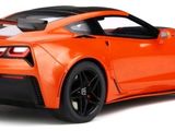 an orange sports car on a white background with a white background