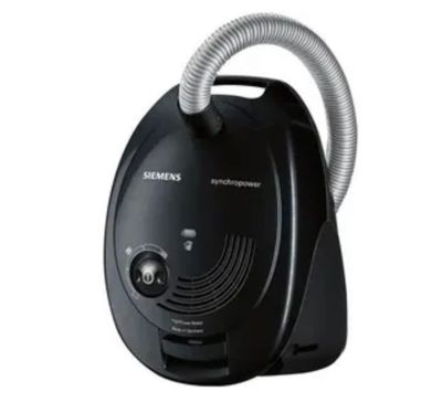 black and white photo of a vacuum cleaner on a white background