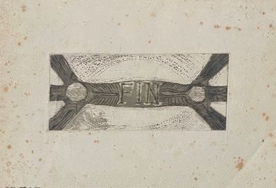 dessin d'une ceinture sur une feuille de papier, avec une inscription en dessous