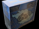 une boîte en carton avec l'image d'une tortue à l'intérieur