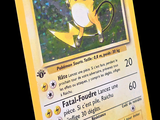 une carte sur laquelle figure l'image d'un personnage de Pokémon