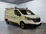a white van that is parked in a room