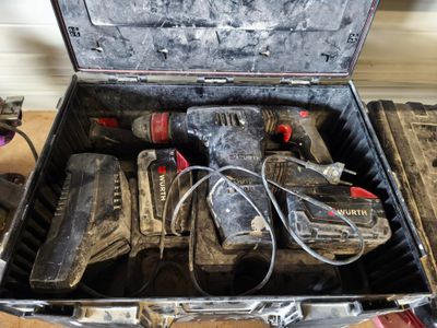 perforateur WURTH H28 MAS (avec chargeur et 2 batteries) *… - Photo 1