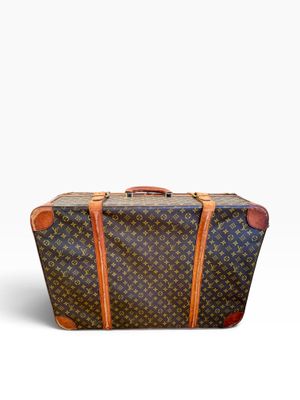 Valise Louis Vuitton en toile Monogram avec finitions en cuir